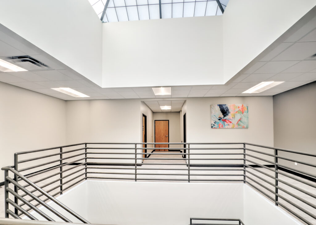 Peakview V Littleton Office building second floor cooridor