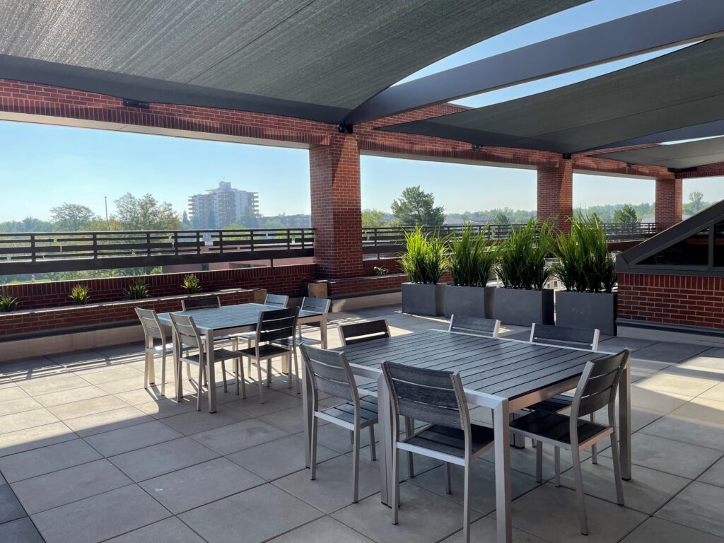 University Hills SE Denver office building patio