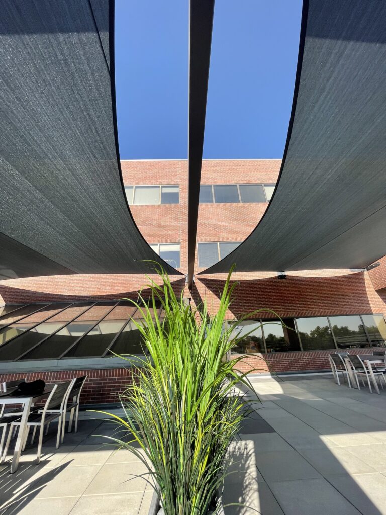 University Hills SE Denver office building patio