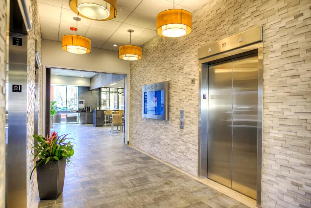 KORE 9250 Greenwood Village DTC office building elevators