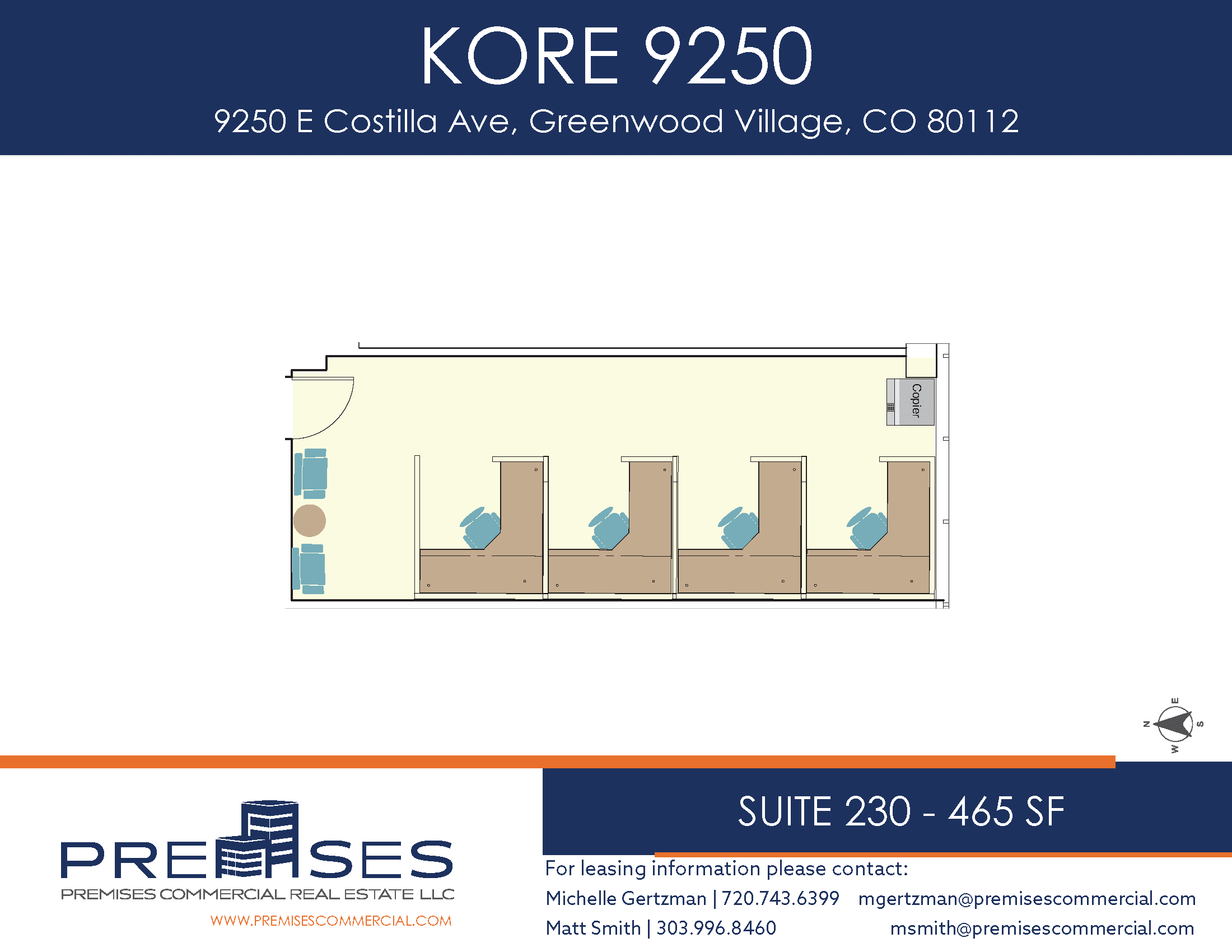Suite 230 - 465 SF