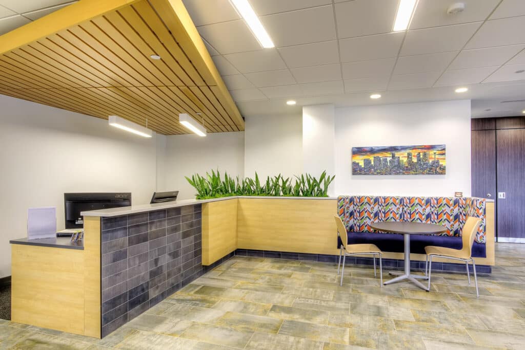 KORE 9250 Greenwood Village DTC office building reception
