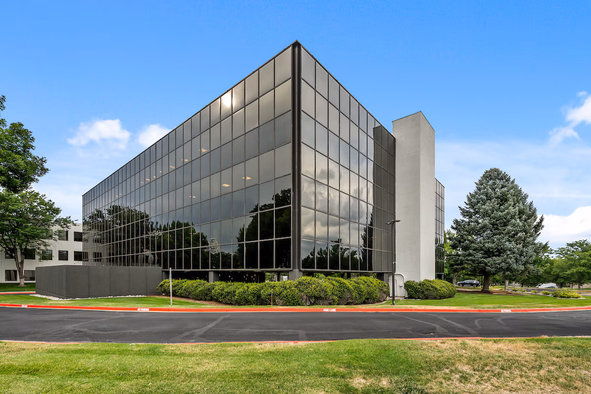 Exterior view of 5775 DTC Boulevard office building in Greenwood Village CO