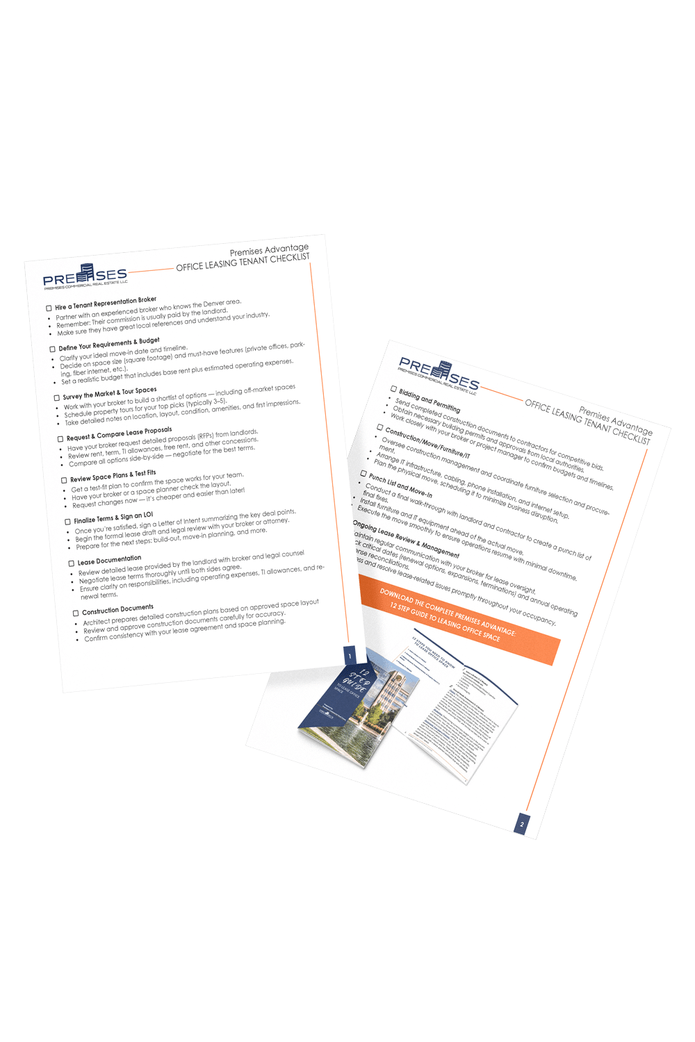 Premises Advantage: Office Leasing Tenant Checklist